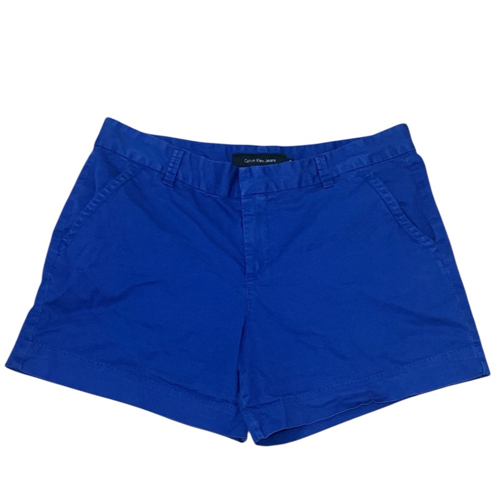 Calvin Klein Jeans Blue Shorts Casual Cotton Blend
